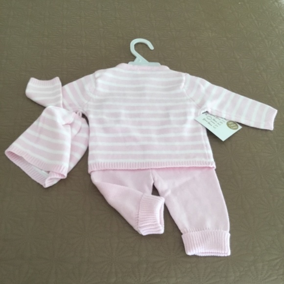 Baby Sweater Set NWT- Pink 3-6 months - Picture 5 of 8